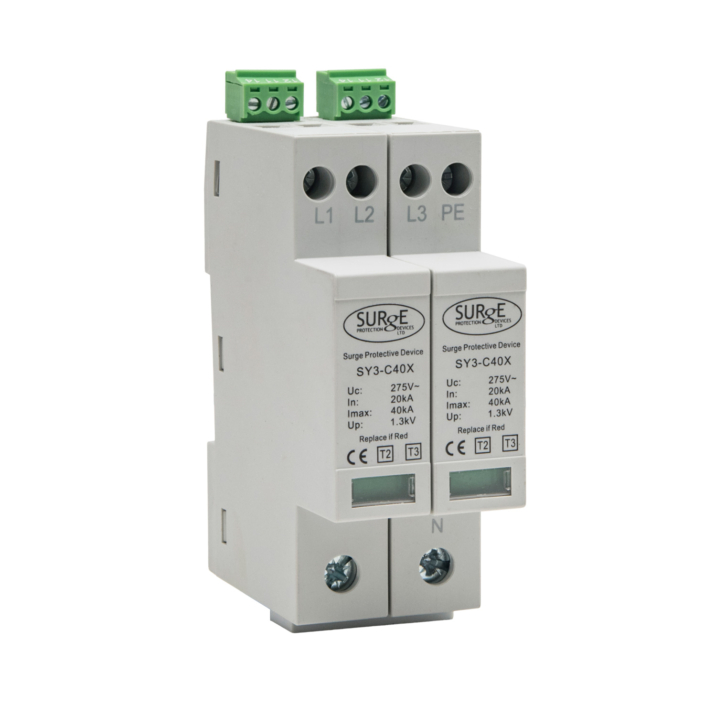 SY2-C40XENC - Type 2+3, 3 phase, with window indication complete in ...